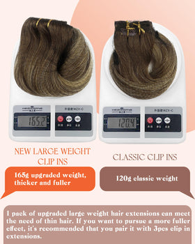 Different shades of Sunny Hair Clip-in Extensions