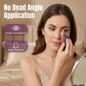 Different shapes of BS-MALL makeup sponges for precise application