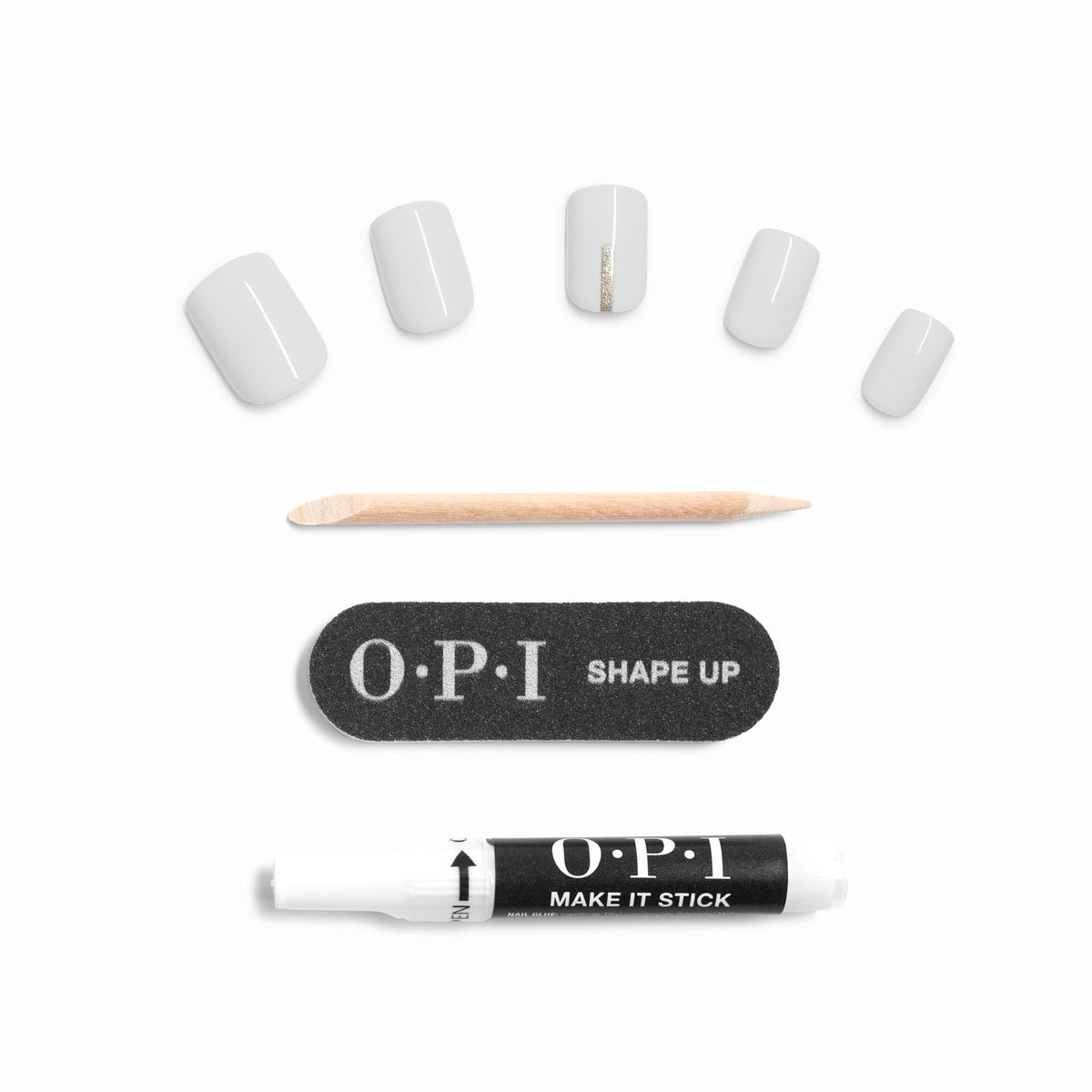 Different sizes of OPI On Point press on nails