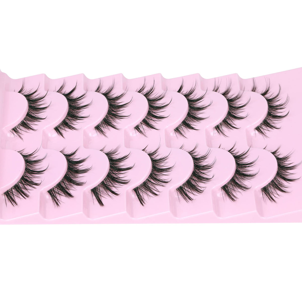 Different styles of EYDEVRO Manga Lashes laid out