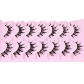 Different styles of EYDEVRO Manga Lashes laid out