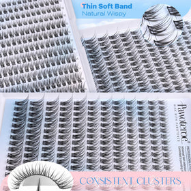 Different styles of lash clusters from Pawotence
