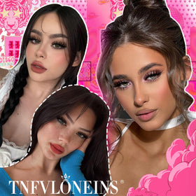 Different styles of TNFVLONEINS false eyelashes