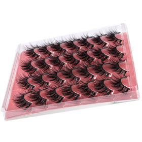 different styles of zanlufly false eyelashes in a box