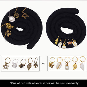 Different styles using Spiral Lock Hair Tie on dreadlocks