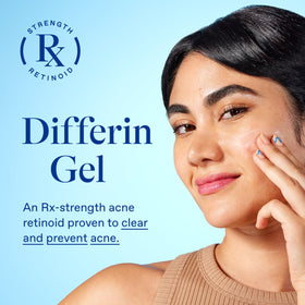 Differin Acne Gel packaging side view
