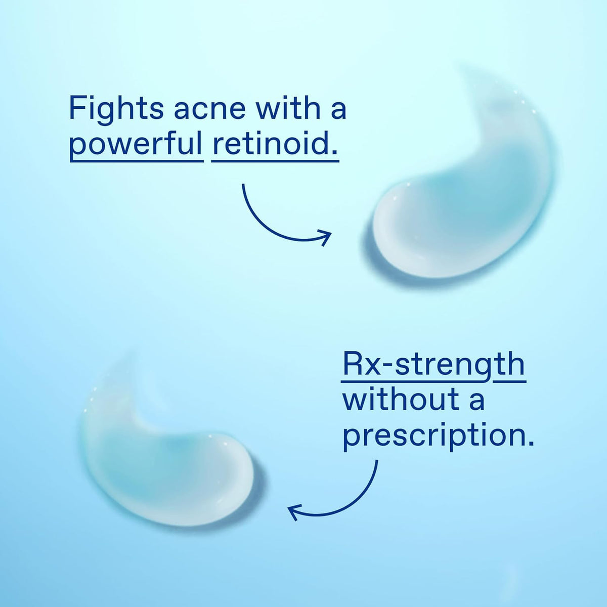 Differin Acne Gel tube open showing product texture