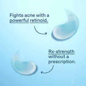 Differin Acne Gel tube open showing product texture