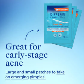 Differin Acne Pimple Patches box back view