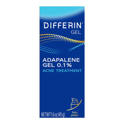 Differin Acne Retinoid Gel 0.1% Adapalene front view