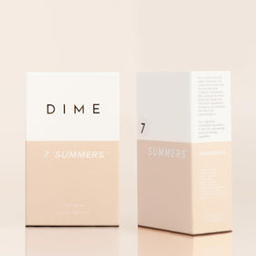DIME 7 Summers Eau de Toilette 50ml with ingredients list