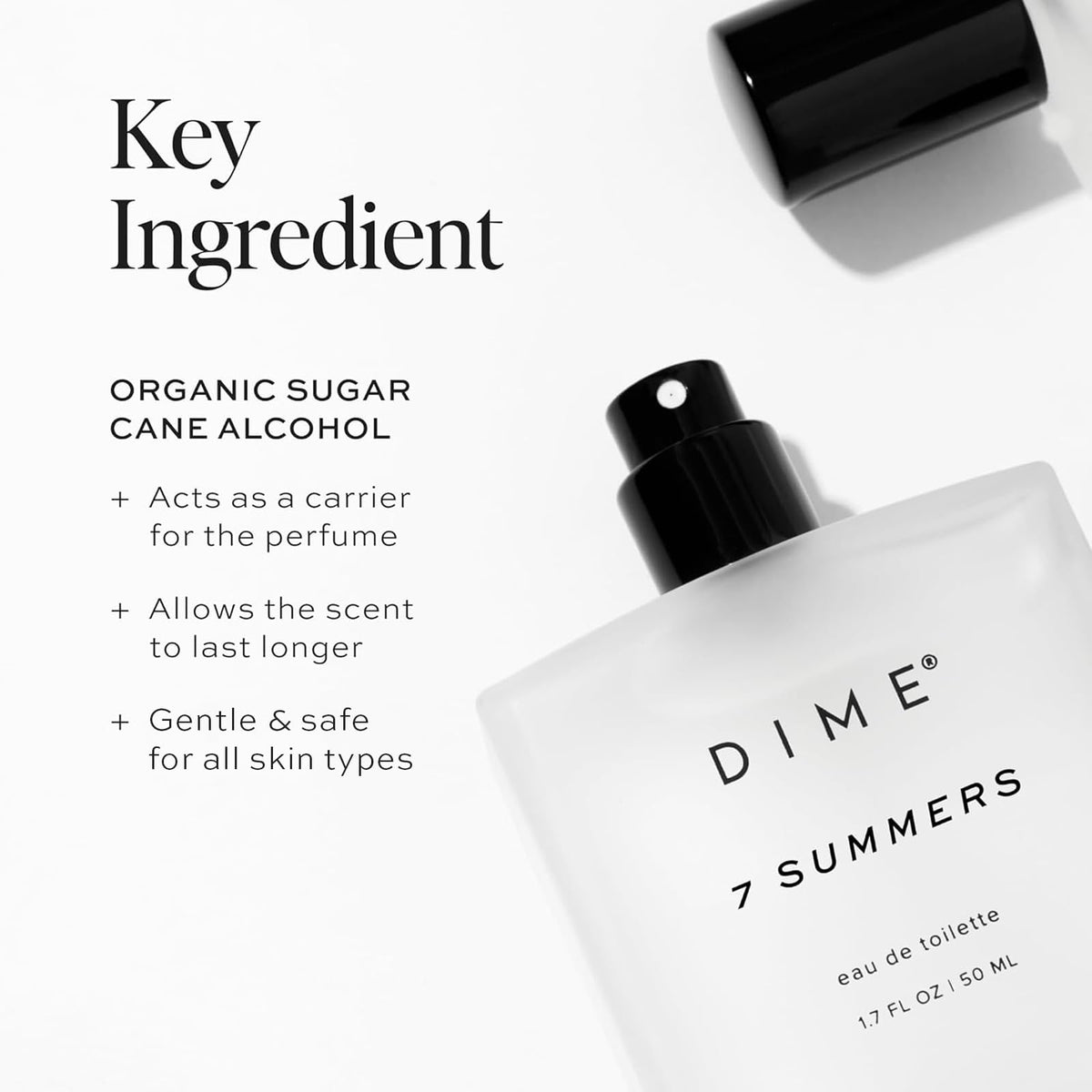 DIME 7 Summers Eau de Toilette bottle side view