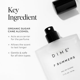 DIME 7 Summers Eau de Toilette bottle side view
