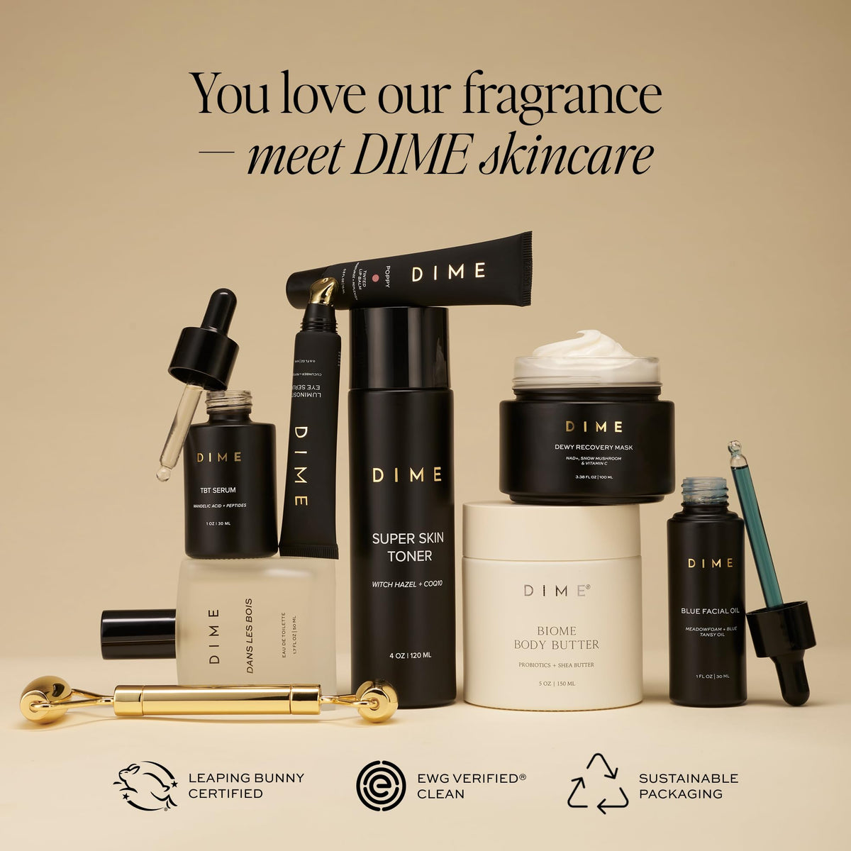 DIME 7 Summers Eau de Toilette with fresh flowers