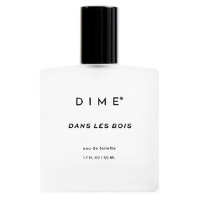 DIME Dans Les Bois Perfume front view with elegant packaging