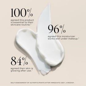 DIME Dewy Day Cream 50ml on a bathroom counter