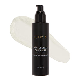 DIME Gentle Jelly Cleanser 4 oz back view with ingredient list