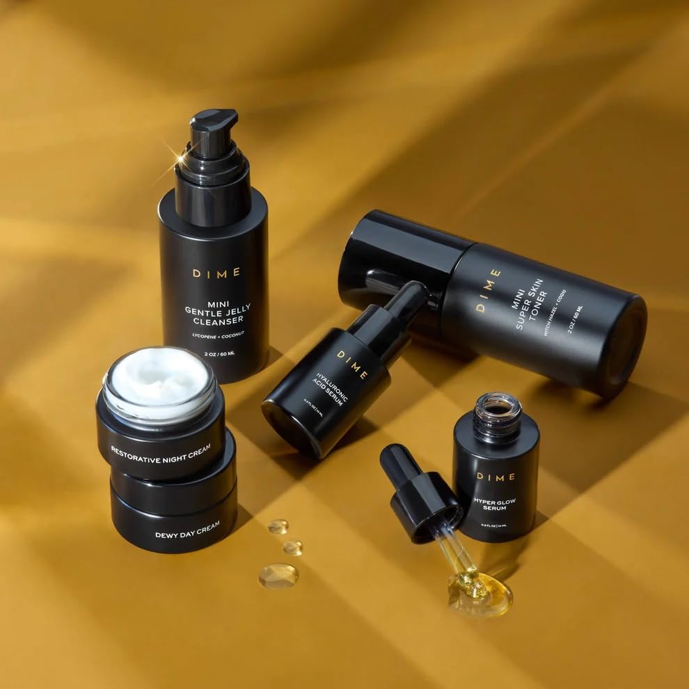 DIME Hyper Glow Serum bottle with dropper