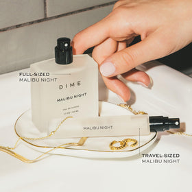DIME Malibu Night Travel Perfume 10ml side view