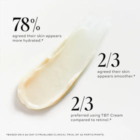DIME TBT Cream 1.7 oz side view with product texture