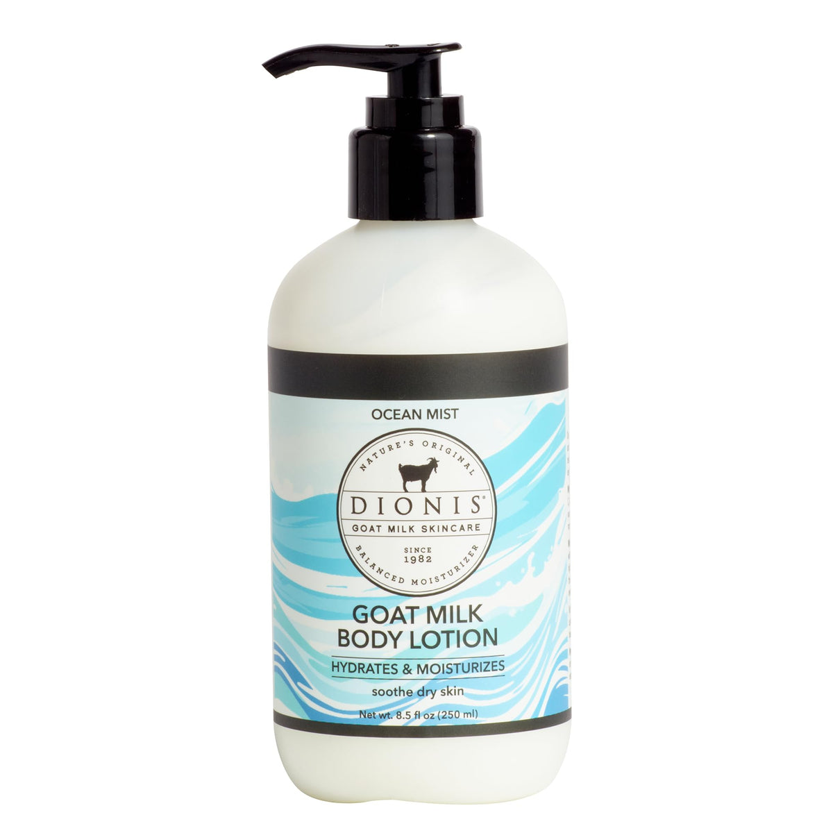 Dionis Goat Milk Lotion 8.5 oz Pump front view