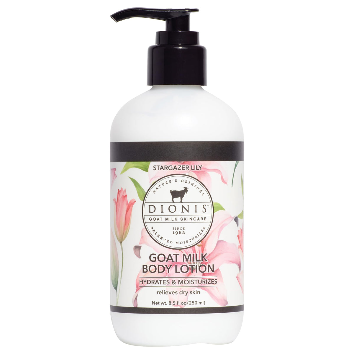 Dionis Goat Milk Lotion 8.5 oz Pump front view