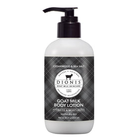 Dionis Goat Milk Lotion Cedarwood & Sea Salt 8.5 oz front view