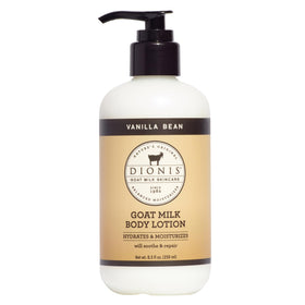 Dionis Goat Milk Lotion for Dry Skin front view with pump