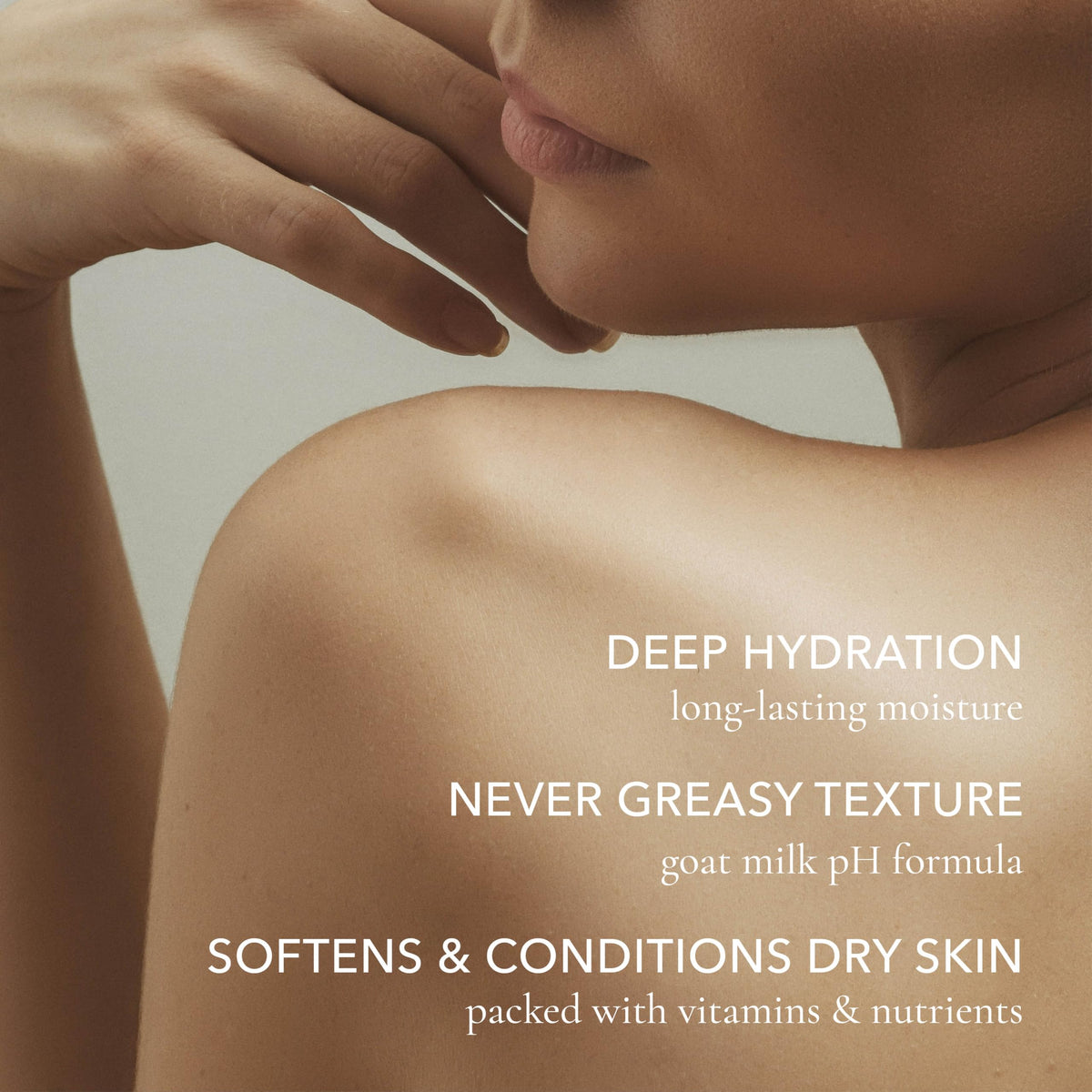 Dionis Goat Milk Lotion texture on skin