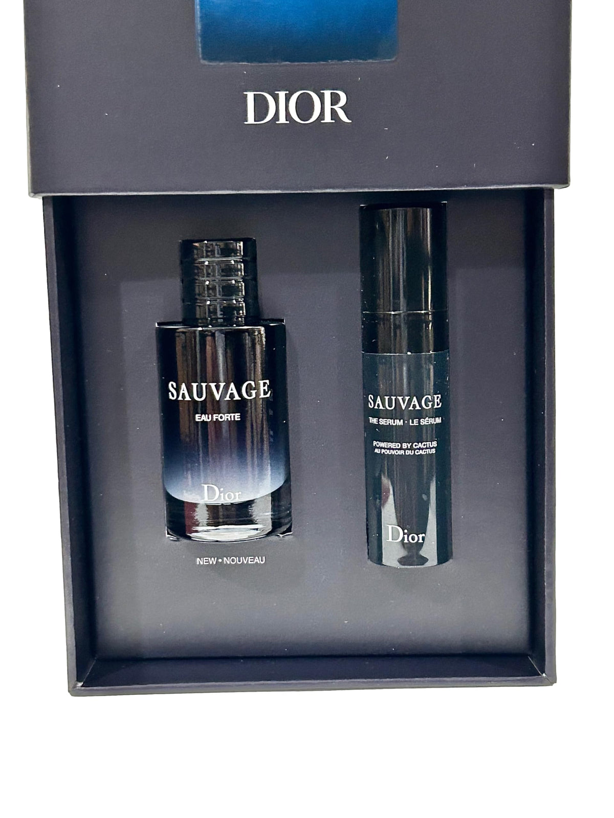 Dior Sauvage Eau Forte Mini Perfume bottle close-up