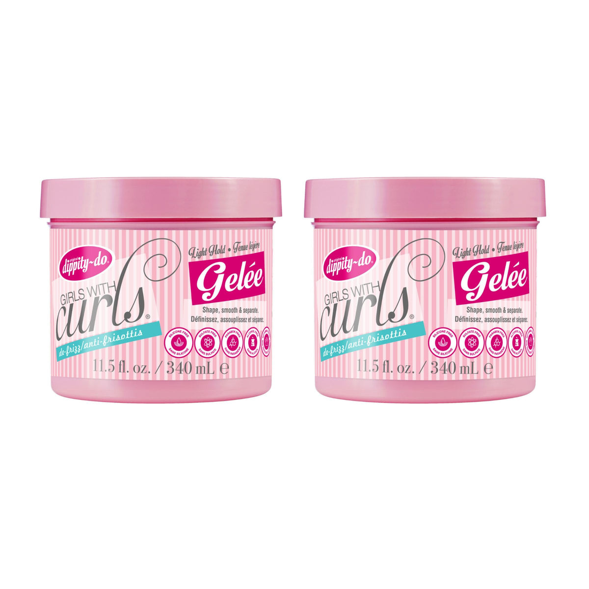 Dippity Do Girls With Curls Light Hold Gelee Duo front view