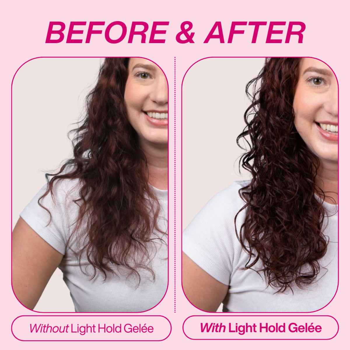 Dippity Do Girls With Curls Light Hold Gelee Duo on bathroom shelf