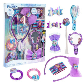 Disney Frozen Hair Accessories Set including bows and brush