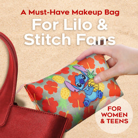 Disney Toiletry Bag packaging showing dimensions and features