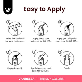Display boards for selecting gel nail polish colours
