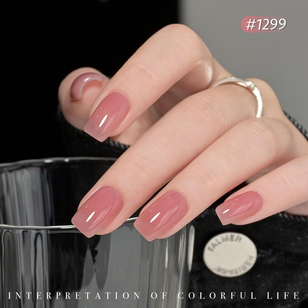 Display of all six colours in GAOY gel nail polish set