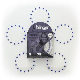 Display of blinger crystals in vibrant colours