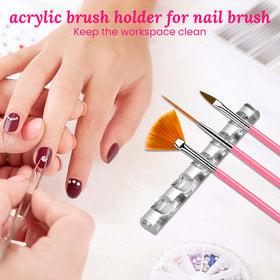 Display of ESUOHYM nail art tools and brushes