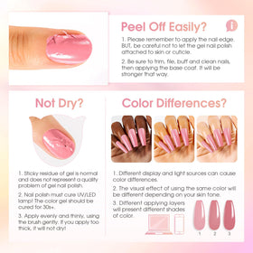 Display of ROSALIND gel polish set with colour options
