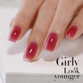 Display of various colours of Double Rhythm Gel Polish