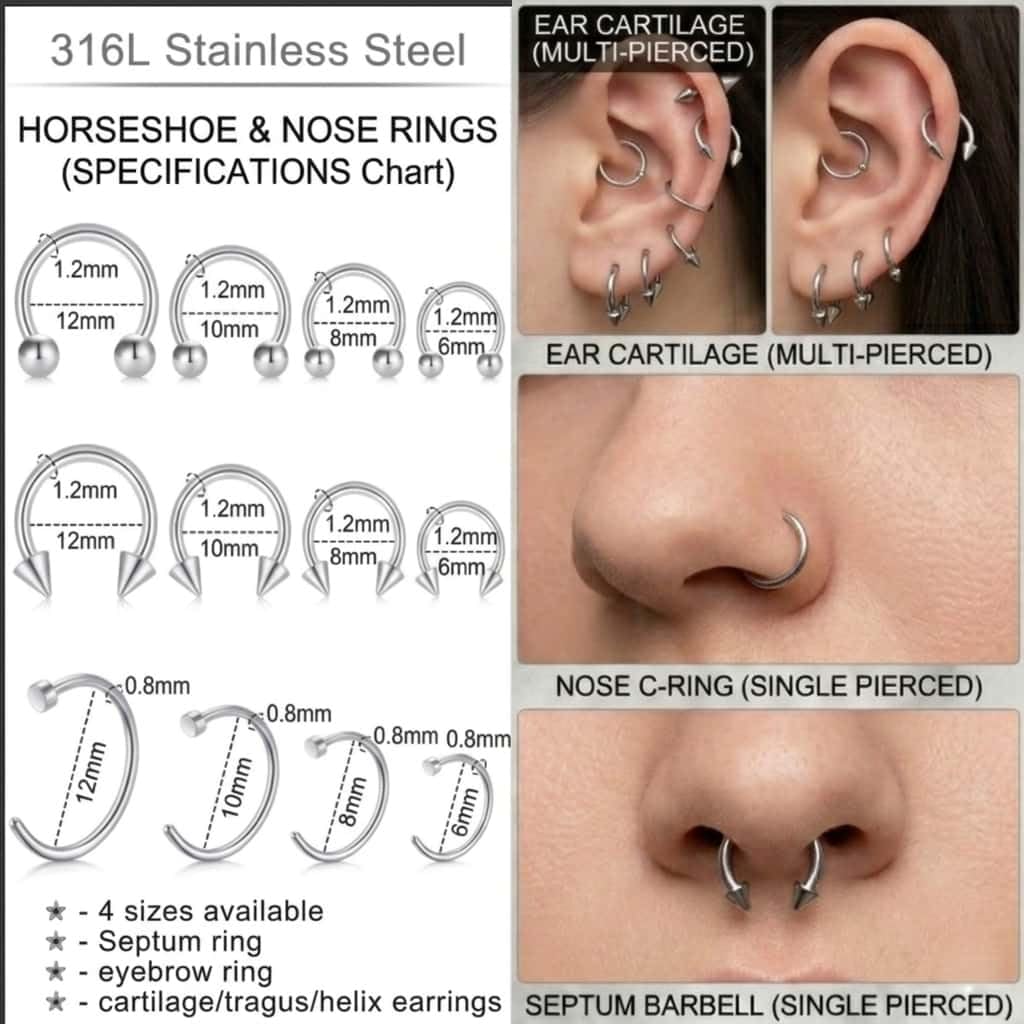 Disposable piercing clamps included in DJCIW kit