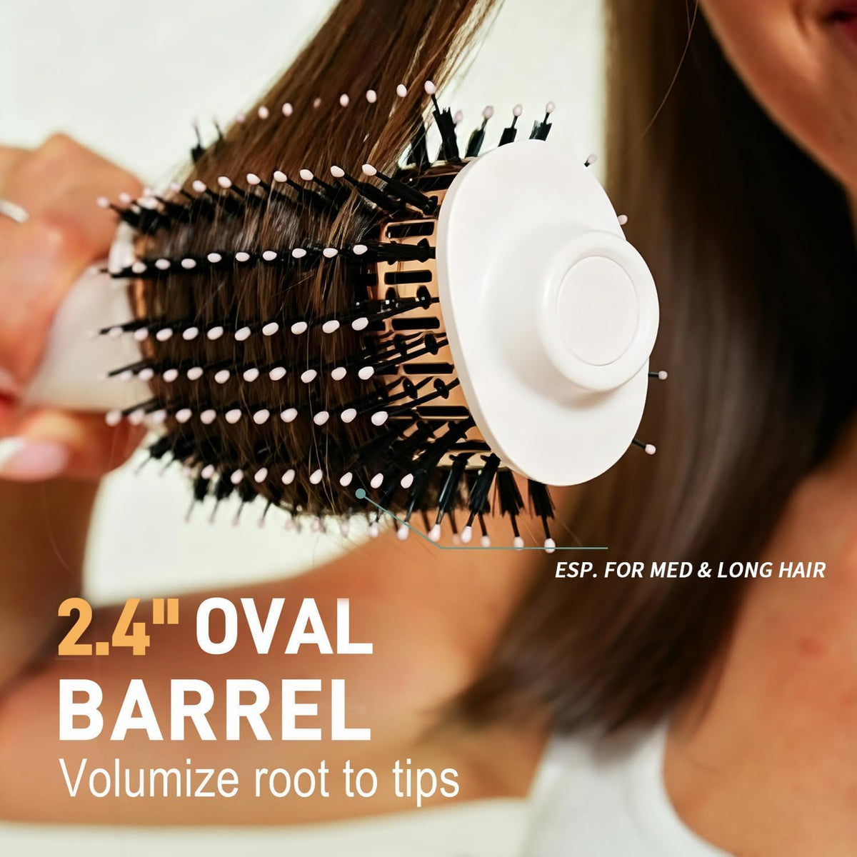 DISSTAR Hair Blow Dryer Brush in lifestyle setting