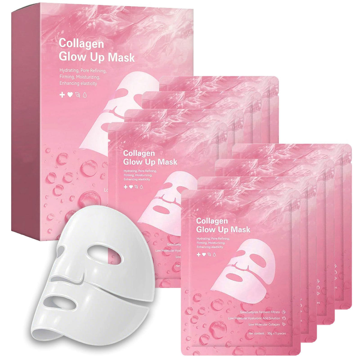 DiuGouNi Collagen Face Mask Overnight packaging front view