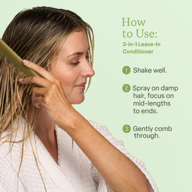 Divi 3-in-1 Leave-In Conditioner lifestyle scene in bathroom