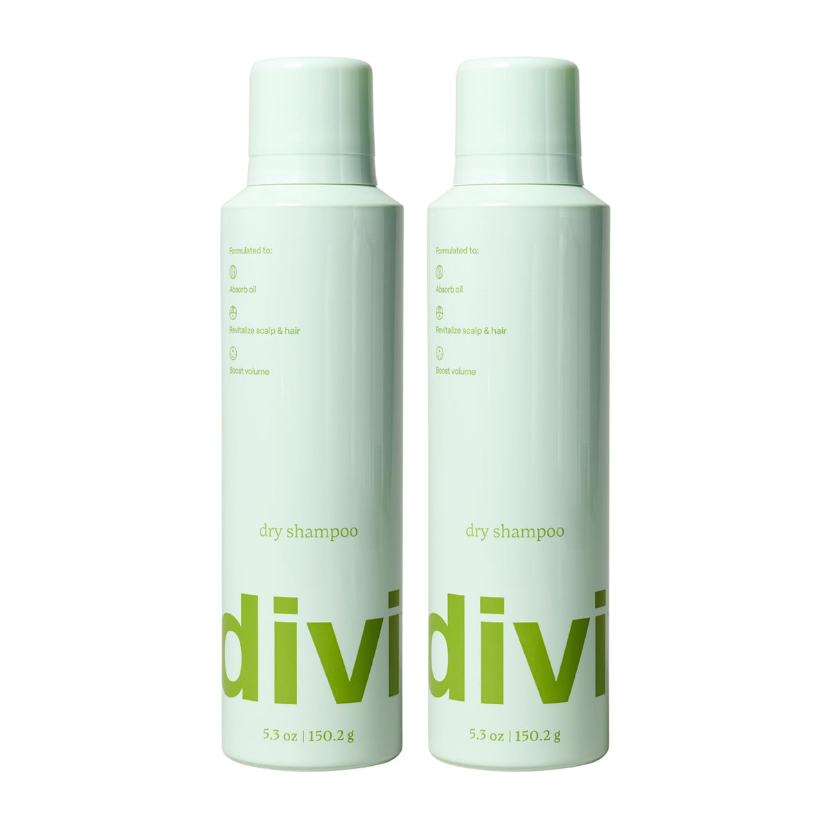 divi Dry Shampoo 2-pack front view with packaging