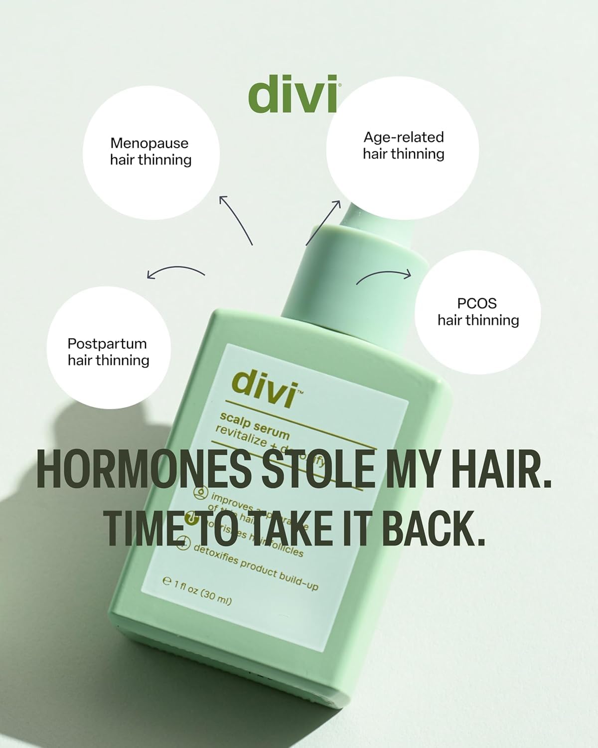 divi Scalp Serum 30ml lifestyle shot