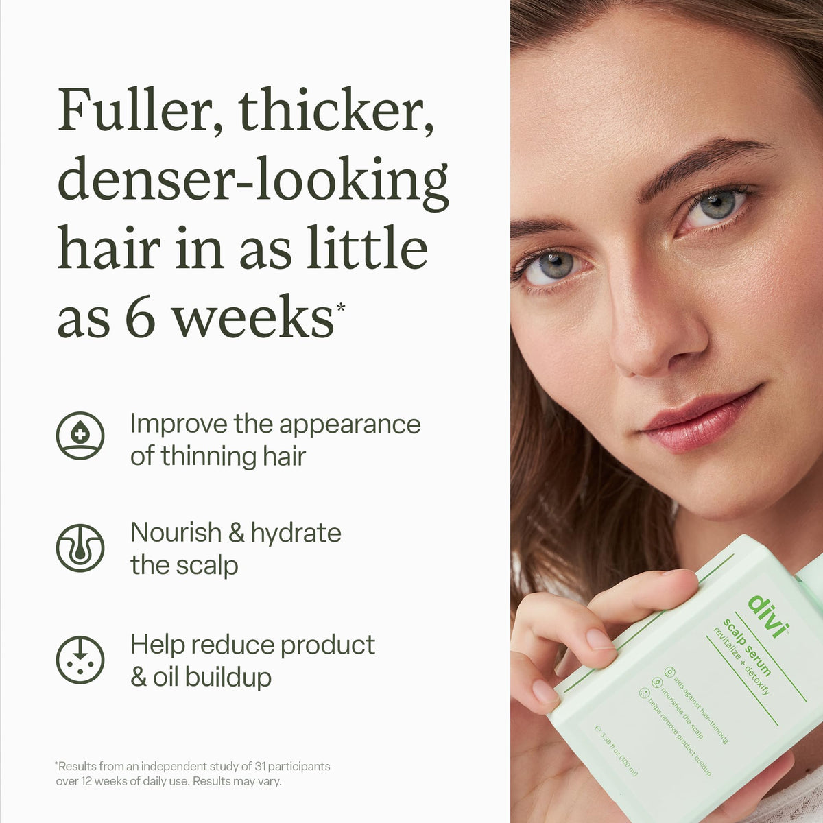 divi Scalp Serum 30ml with dropper applicator