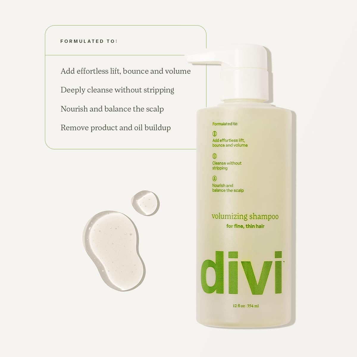divi Volumizing Conditioner bottle side view