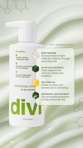 divi Volumizing Conditioner texture close-up