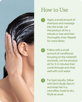 divi Volumizing Shampoo & Conditioner Set lifestyle scene